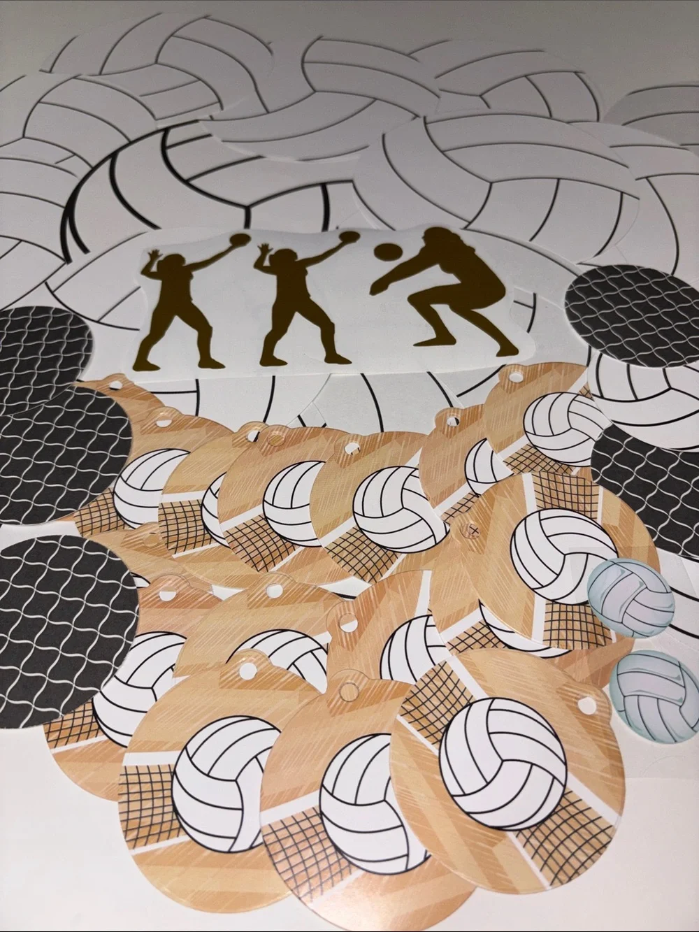 Volleyball Party Decor Volleyball Theme Party Volleyball Team Paper Volleyball